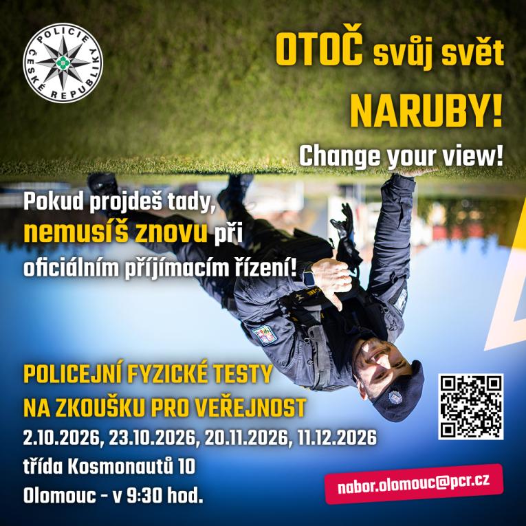 Policejní fyzické testy na&nbsp;zkoušku pro&nbsp;veřejnost