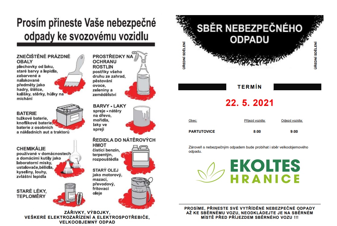 Sběr odpadu 22.5.2021